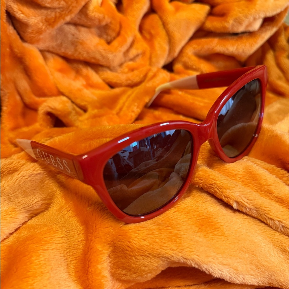 Guess Vibrant Red Sunglasses